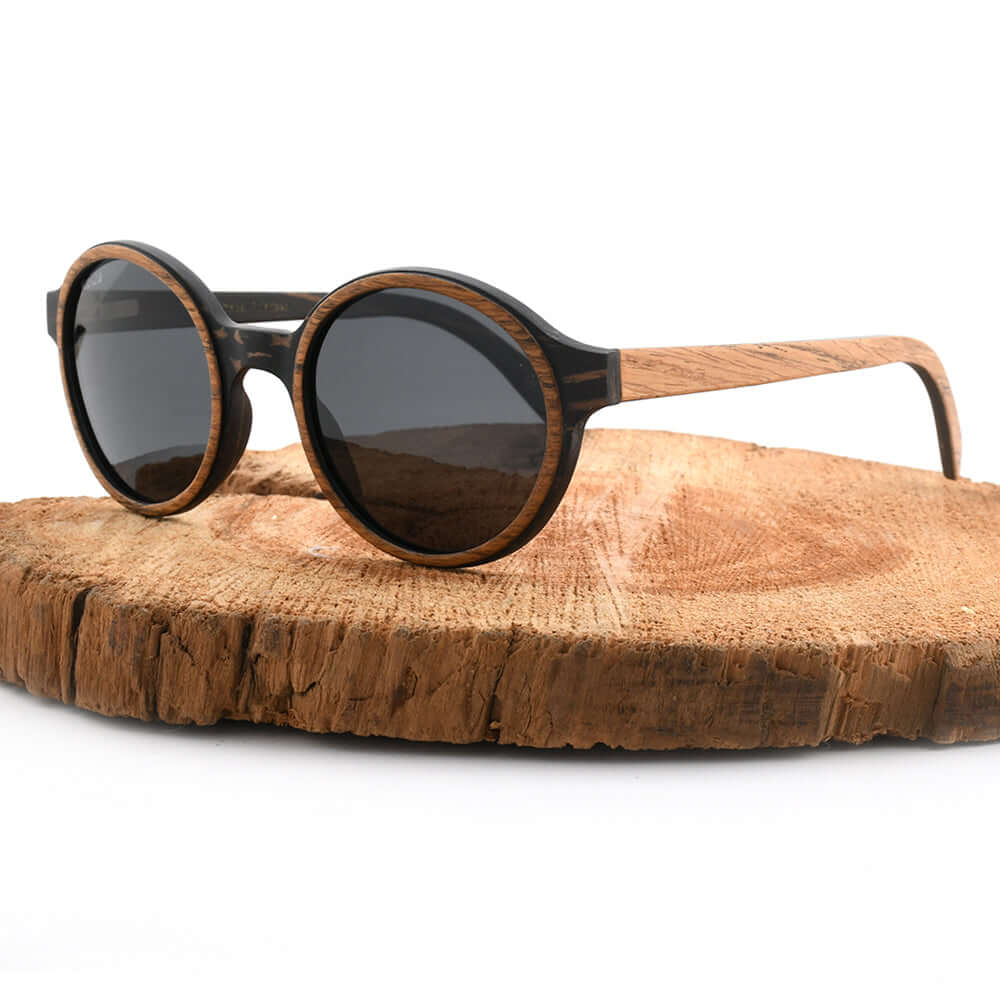 pepe goggles Pepe – Iconic Round Wood Sunglasses
