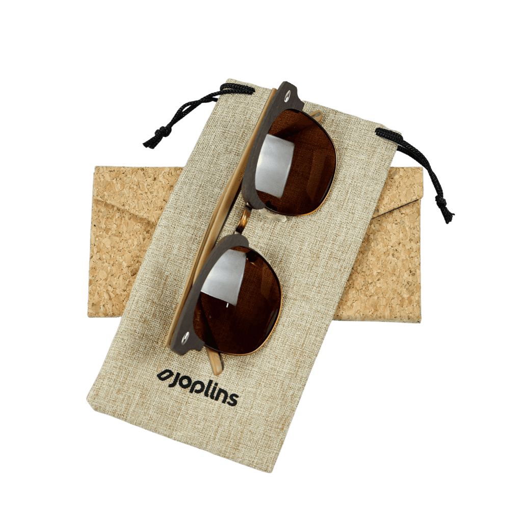 linen sunglasses pouch